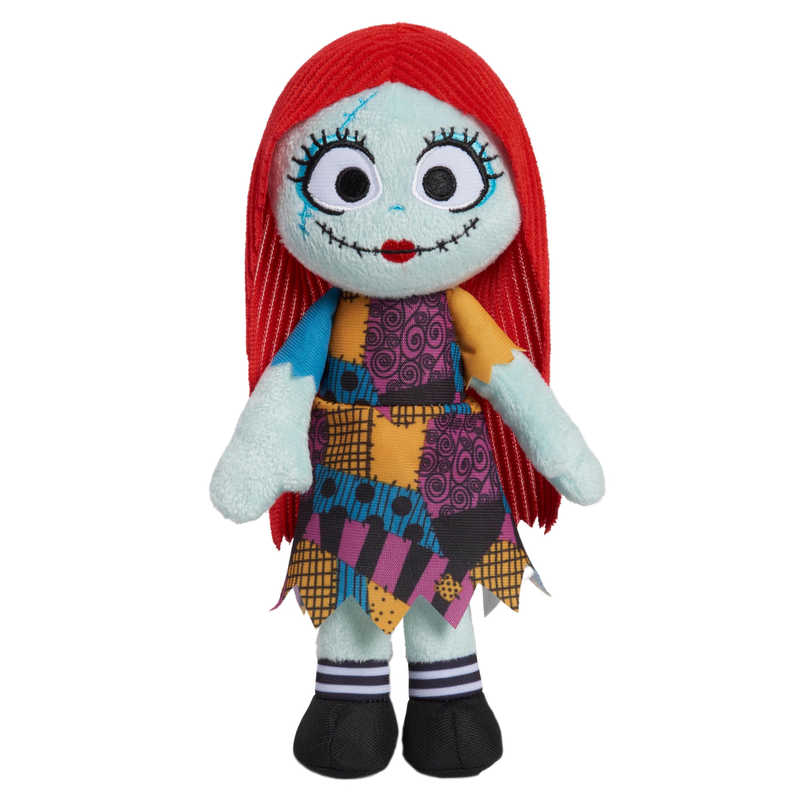 disney tim burton's the nightmare before christmas small 8.5-inch sally plush stuffed animal, kids toys for ages 3 up by just play