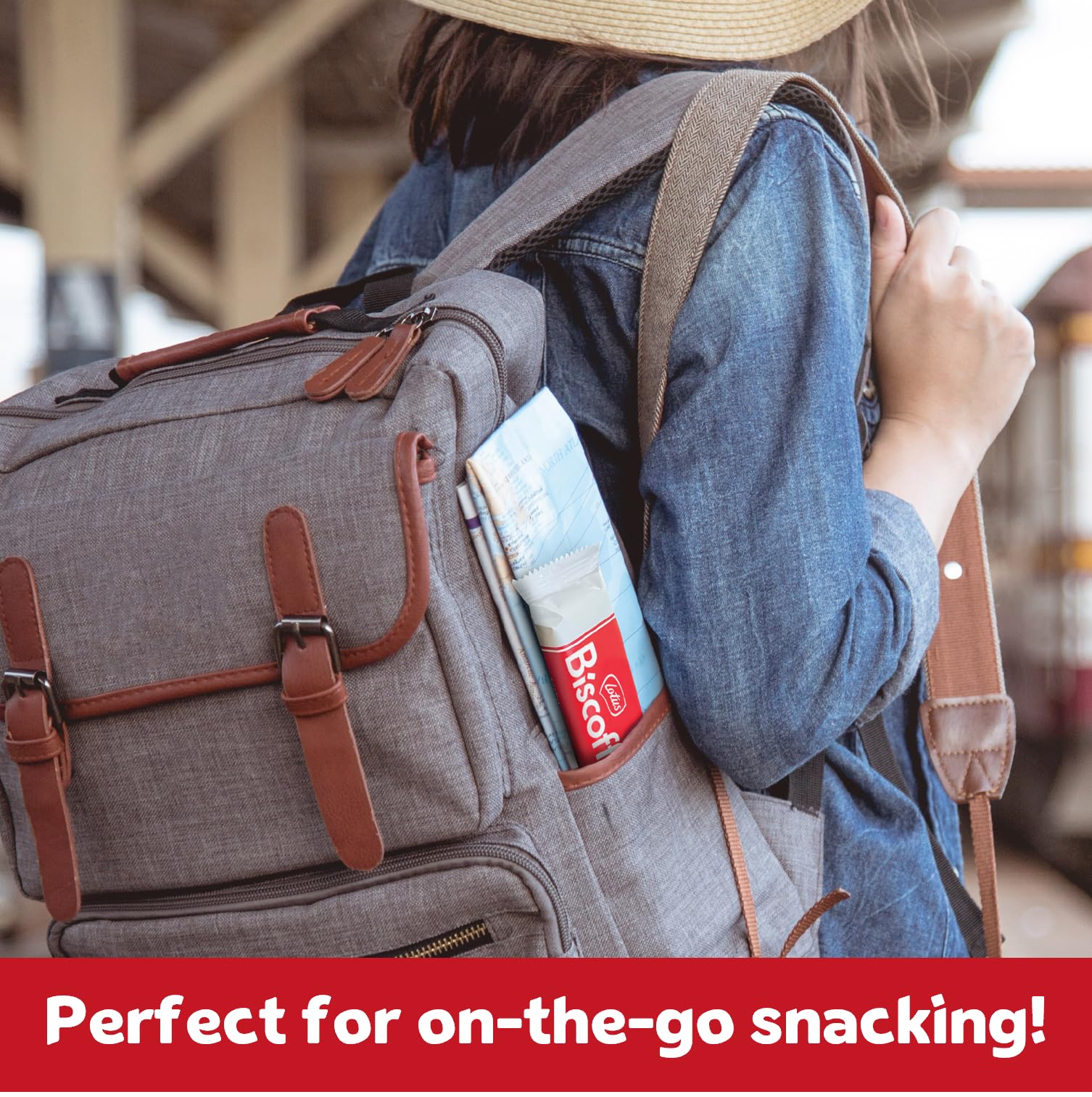 Lotus Biscoff Airplane Cookies Caramelized Biscuit Cookies Two-Pack 80 Count Vegan — view 5