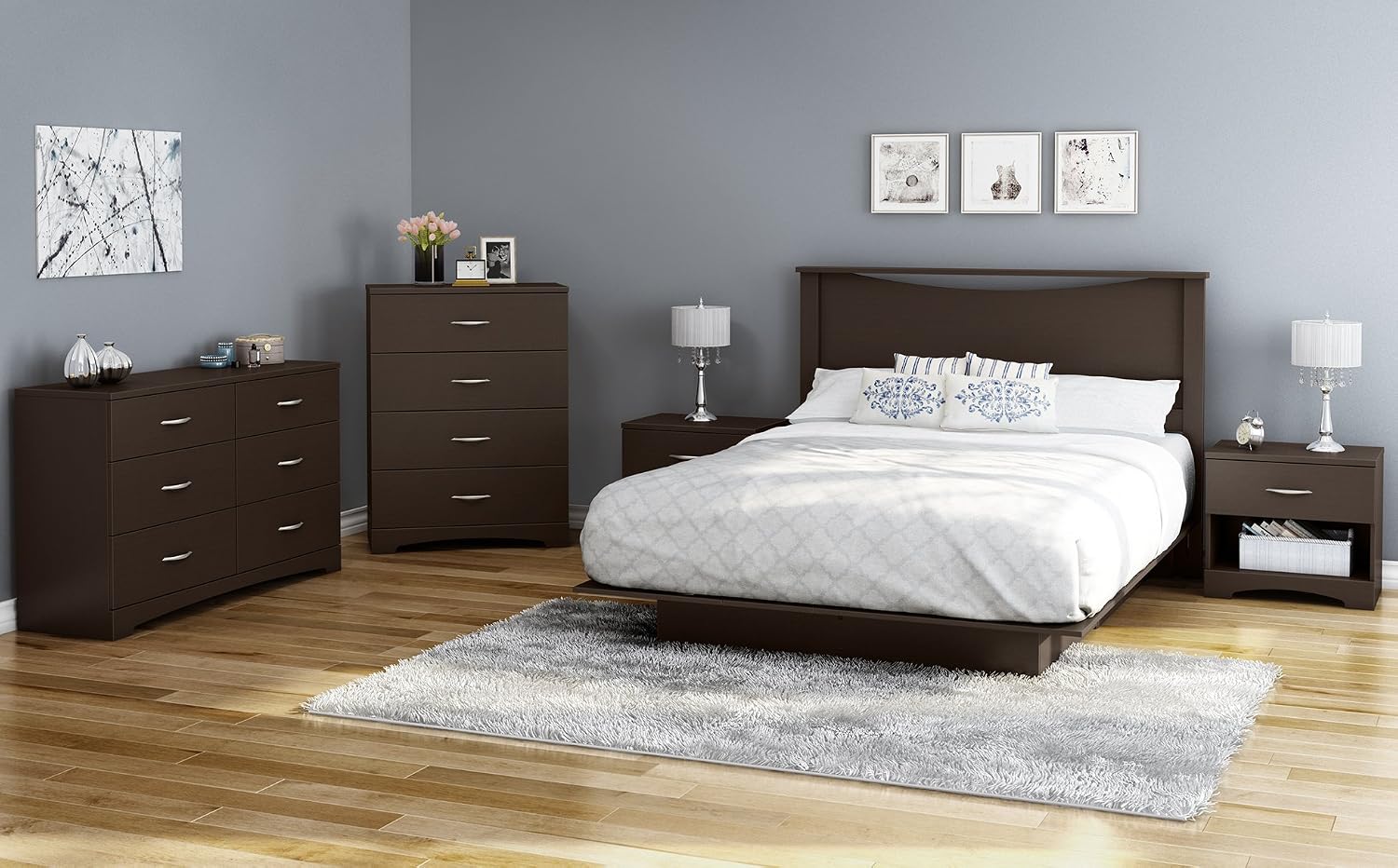 South Shore Step One 4-Drawer Chest, Chocolate