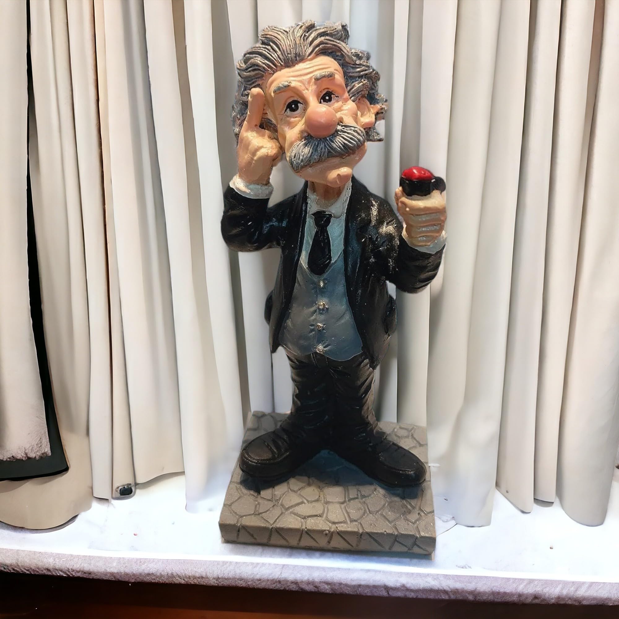 PARADIGM PICTURES Einstein figurine for Car Dashboard Accessories / Office Desk Decor/Decor gift items (B076BSBHWS) Amazon Price History, Amazon Price Tracker