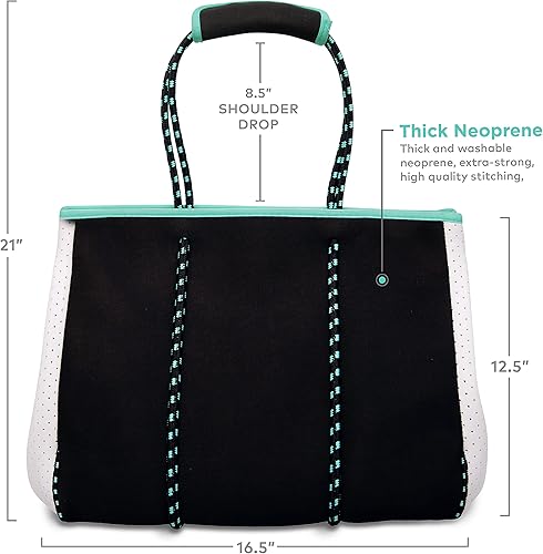 Miniatura 8 de Nordic By Nature Bolso de playa grande de diseñador para mujeres, hombres y niños