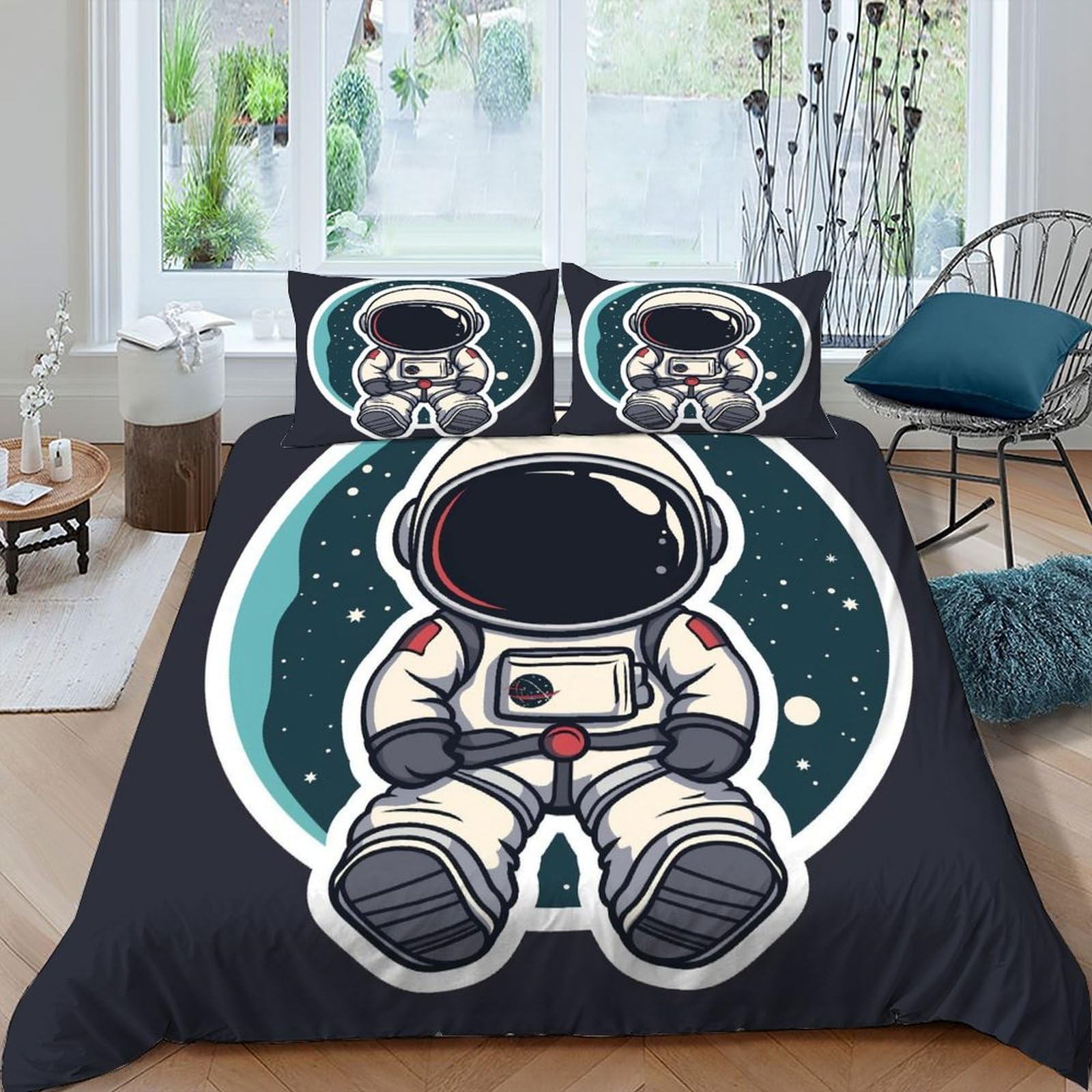 Housse de couette Cosmic Sky pour s'endormir paisiblement sous les étoiles