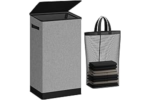 SOLEDI: Tall Laundry Basket With A Lid