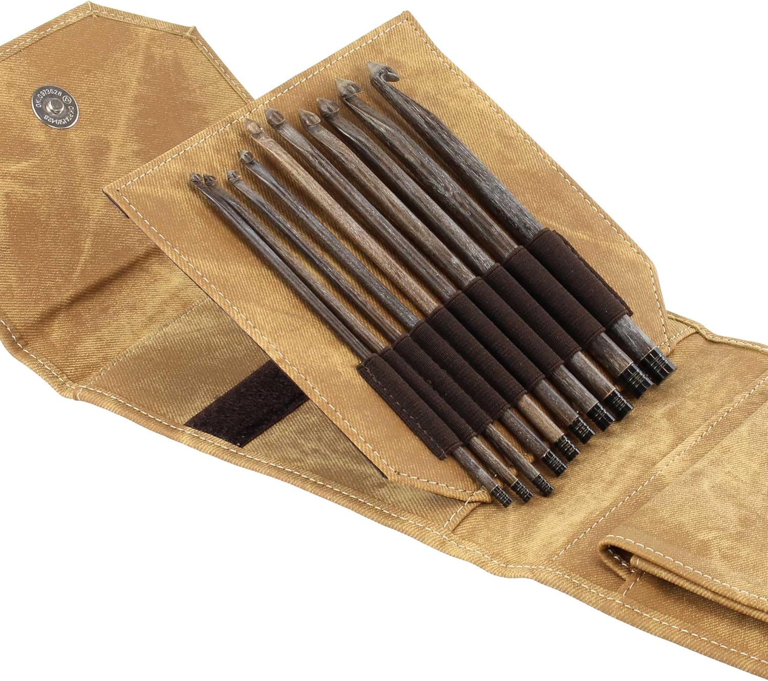 Lykke Driftwood 6 inch Crochet Hook Set (Umber Case)