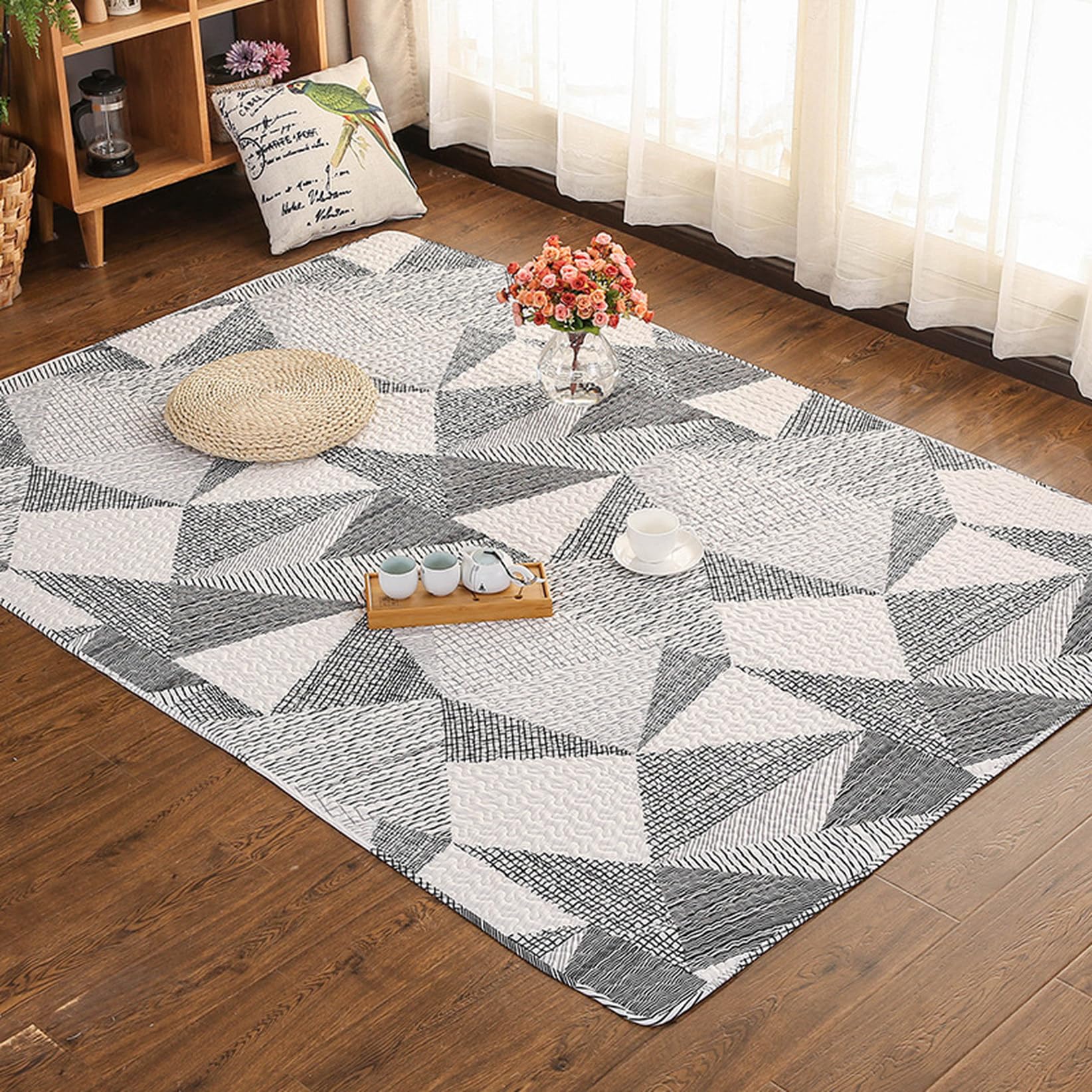 アバンテ♦️北欧 グレージュ♦️センターラグ♦️カーペット♦️160×230㎝♦️送料込 Amazon｜ラグ ラグマット 夏用 おしゃれ グレー 北欧 ナチュラル