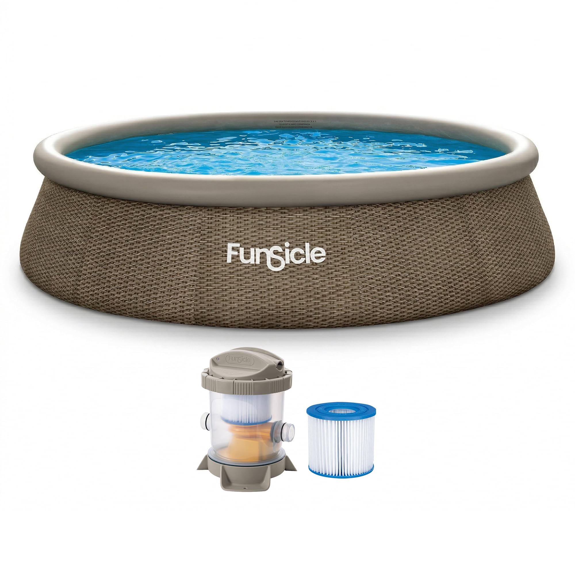 Funsicle Quickset Designer Triple Basketweave 14x36 Pool