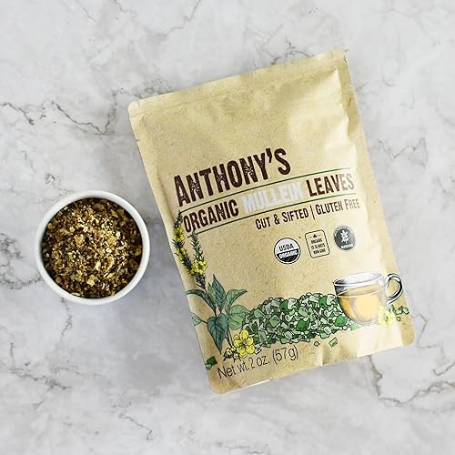 Miniatura 9 de Anthonys - Flores de hibisco orgánicas 1 libra cortadas y tamizadas sin gluten sin OMG sin irradiación aptas para dieta cetogénica