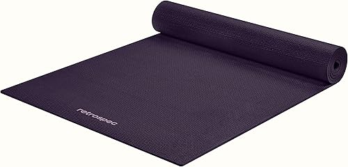 Miniatura 10 de Retrospec Pismo - Alfombrilla de yoga con correa de nailon para hombres y mujeres - Alfombrilla de ejercicio antideslizante para yoga, pilates, Azul