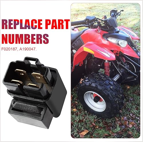 Miniatura 8 de Solenoide de relé de arranque compatible con Yamaha Grizzly Kodiak Moto-4 Raptor Razz Terrapro Trailway Timberwolf V-max Vino Warrior Wolverine