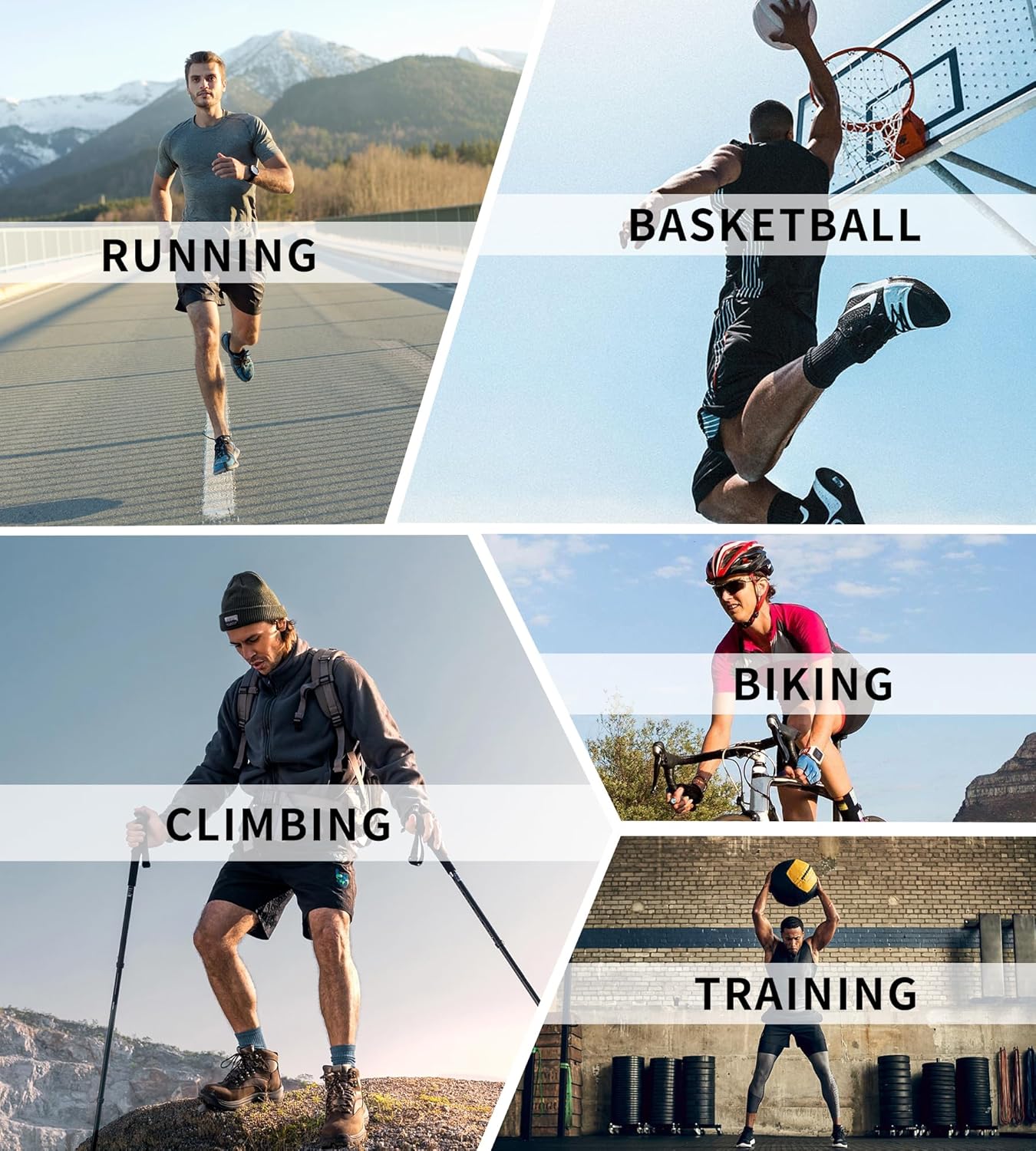 Athletic Compression Shorts Men Running Shorts Spandex Underwear Tights Workout with Pocket - Image 5