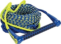 PROLINE Waterski Rope: Deep-V Design, Floating 1/4" Poly-Pro Mainline, WSIA Approved for Easy Deep Water Starts