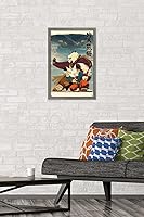 Vista 2 de Trends International Kung Fu Panda 4 - Póster de pared con postura, 22.4 pulgadas de largo x 14.7 pulgadas, versión enmarcada en madera de granero