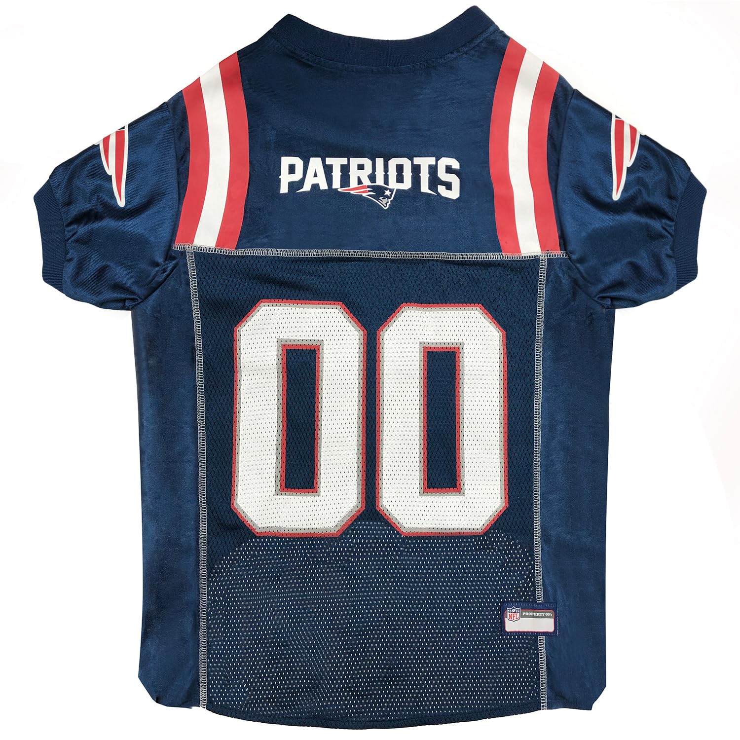 Pets First NFL New England Patriots Dog Jersey, Size X-Small - Best Football Costume for Dogs & Cats - Licensed Shirt