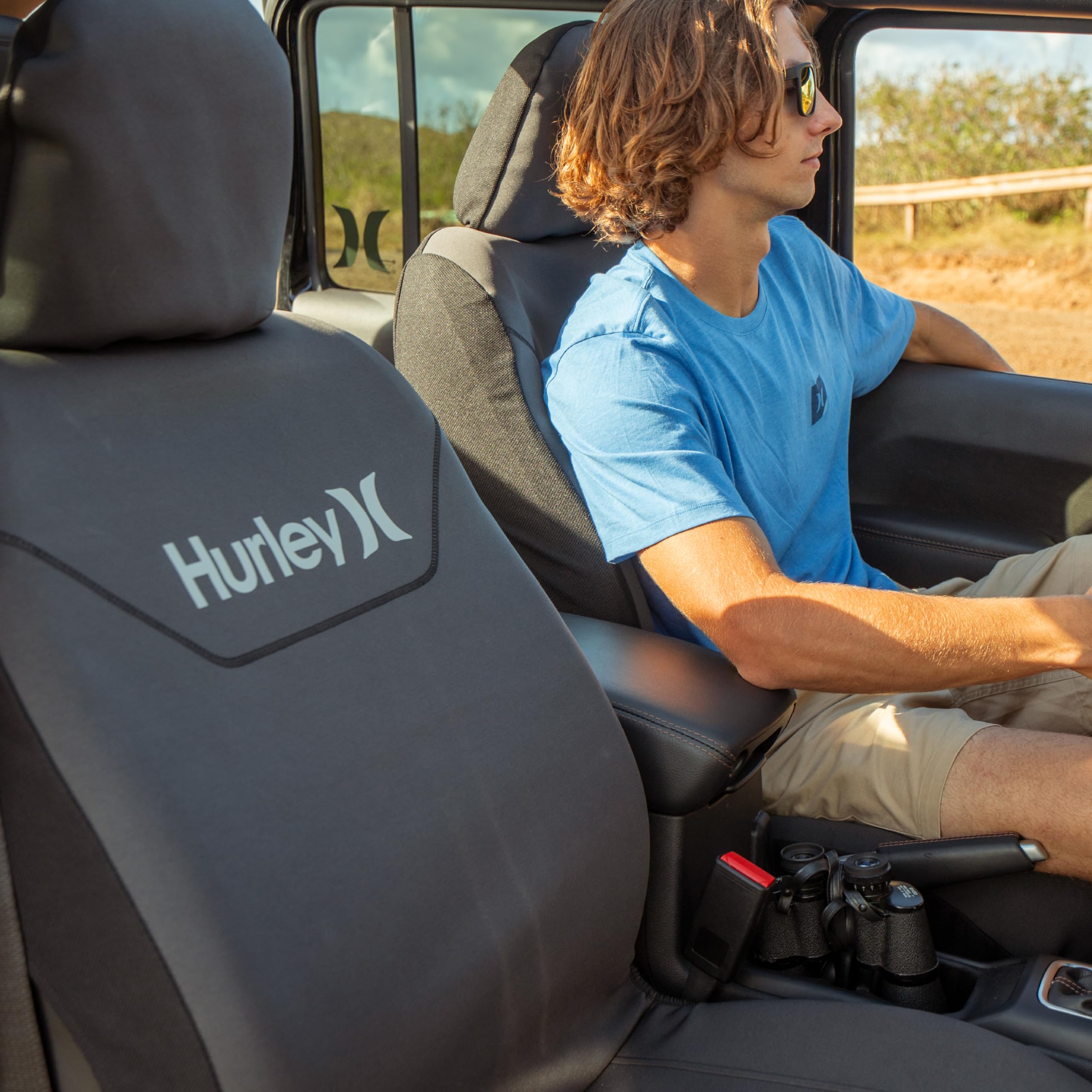 値下げ！Hurleyシート Amazon | Hurley ユニバーサル ローバック ベンチフィットシートカバー