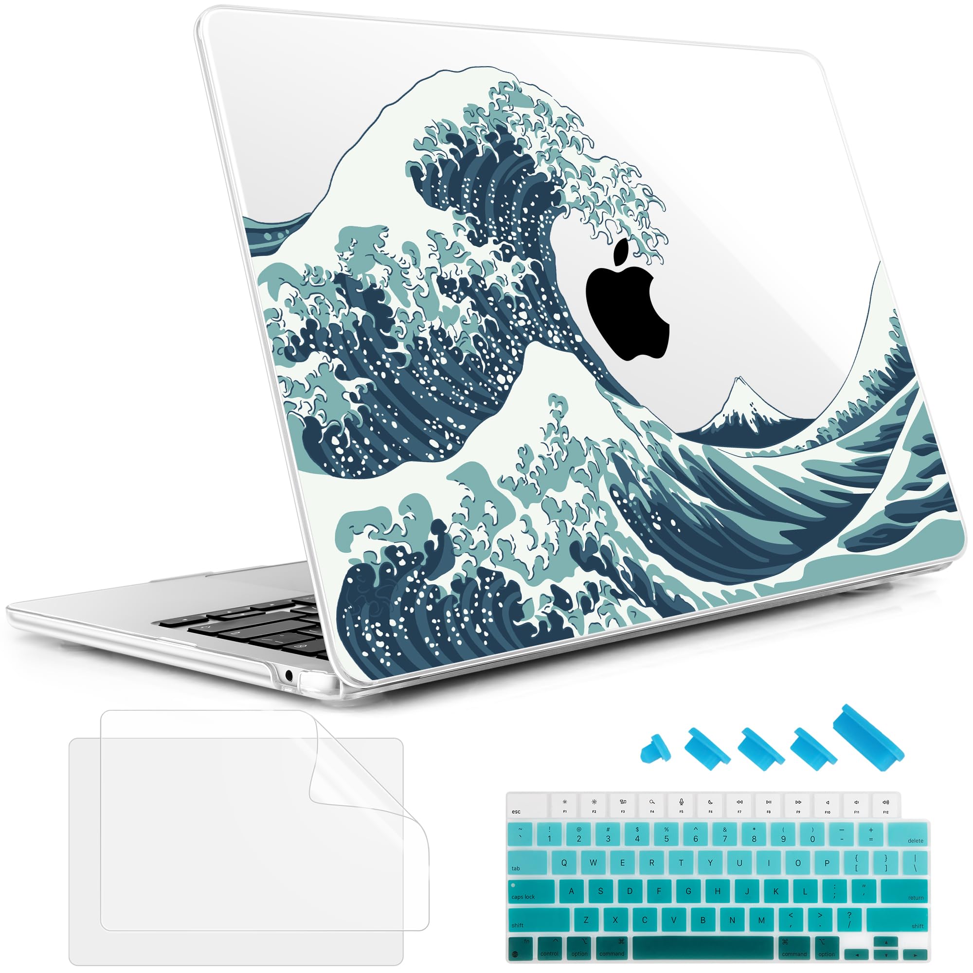 May Chen Case for M5/M4/M3/M2 MacBook Air 13 inch Case 2026-2022 Release