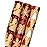 MAYPLUSS Kraft Christmas Wrapping Paper Roll - Mini Roll - 17 inch X 120 inch Per roll - 3 Different Red Reindeer & Snowflakes Design (42.3 sq.ft.ttl)