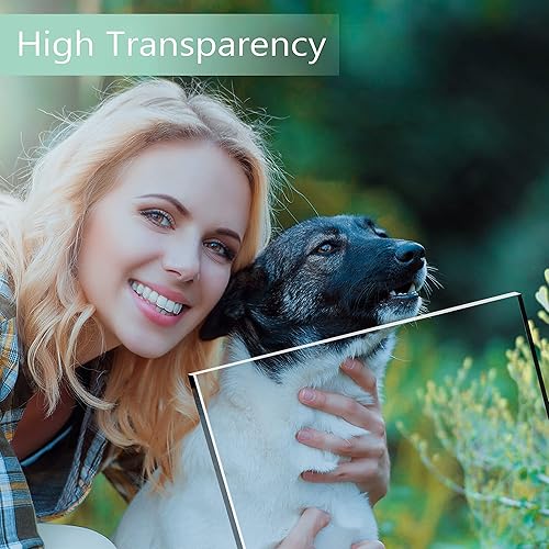 Miniatura 6 de Esheng Hoja de acrílico transparente de plexiglás fundido de 20 x 24 pulgadas, panel cuadrado de 18 pulgadas de grosor, hoja de plástico grabada con