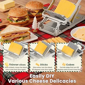 Amazon.co.jp: Huanyu チーズスライサー 多機能 チーズカッター 1CM