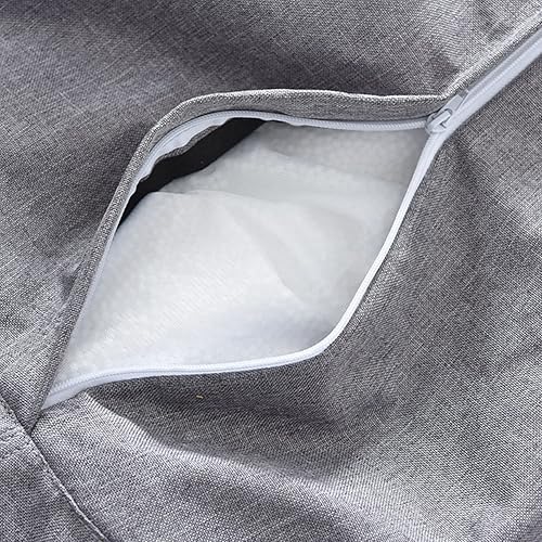 Miniatura 5 de RUCRAK Puf gigante de relleno para sofá cama puf asiento de habitación futón abombado muebles de descanso sin relleno