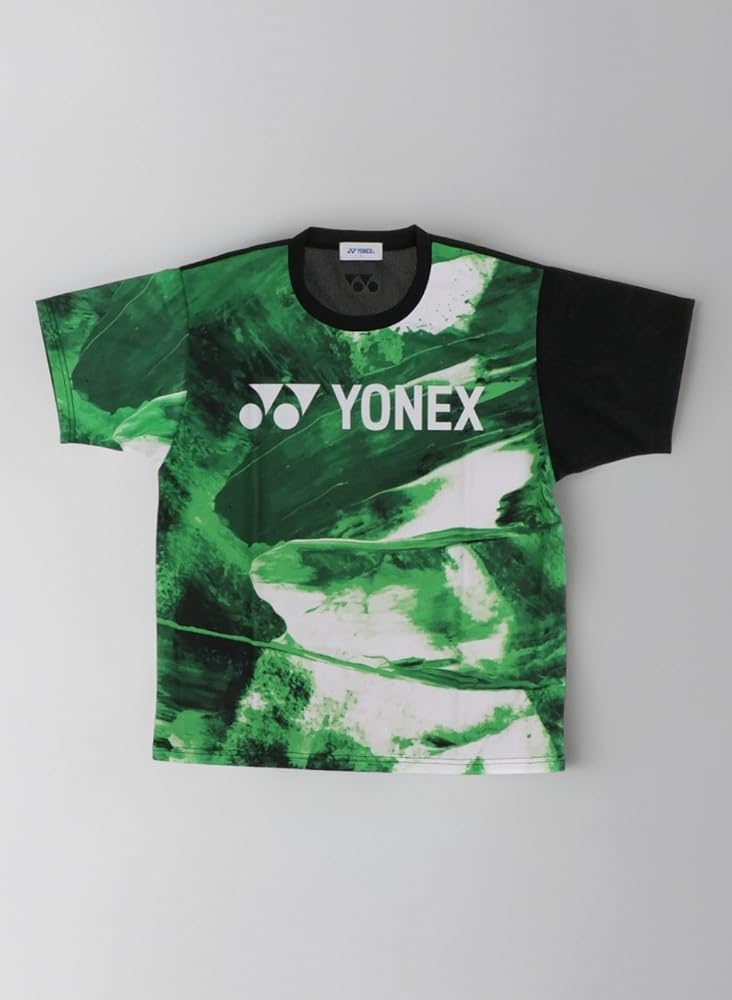 値引き可！YONEX バドミントンシャツ M ホワイト/グリーン 値引き可！YONEX バドミントンシャツ M ホワイト/グリーン YONEX
