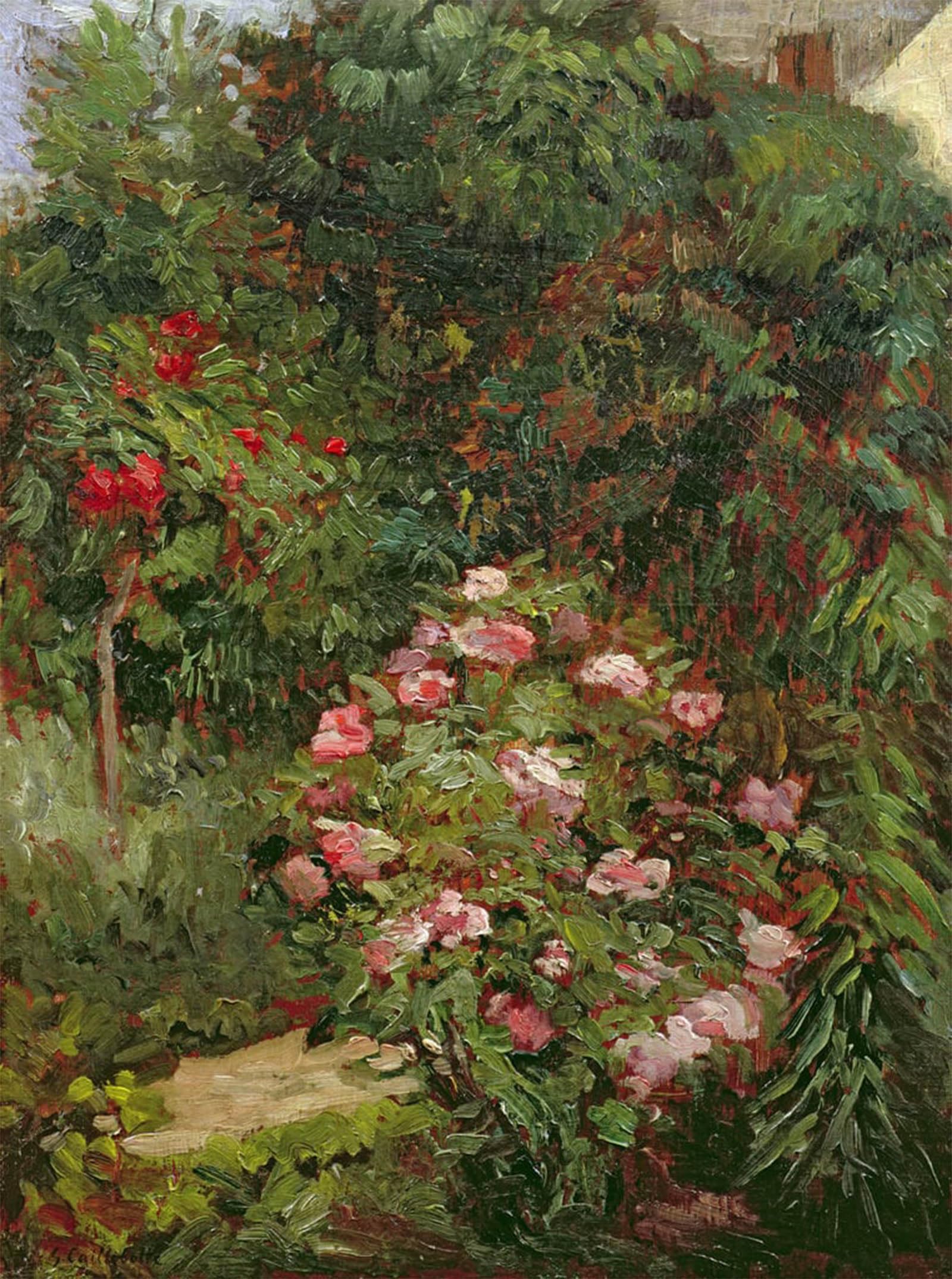 Bouquet de fleurs Gustave Caillebotte impression sur toile affiche déco bureau 60x90cm - 5