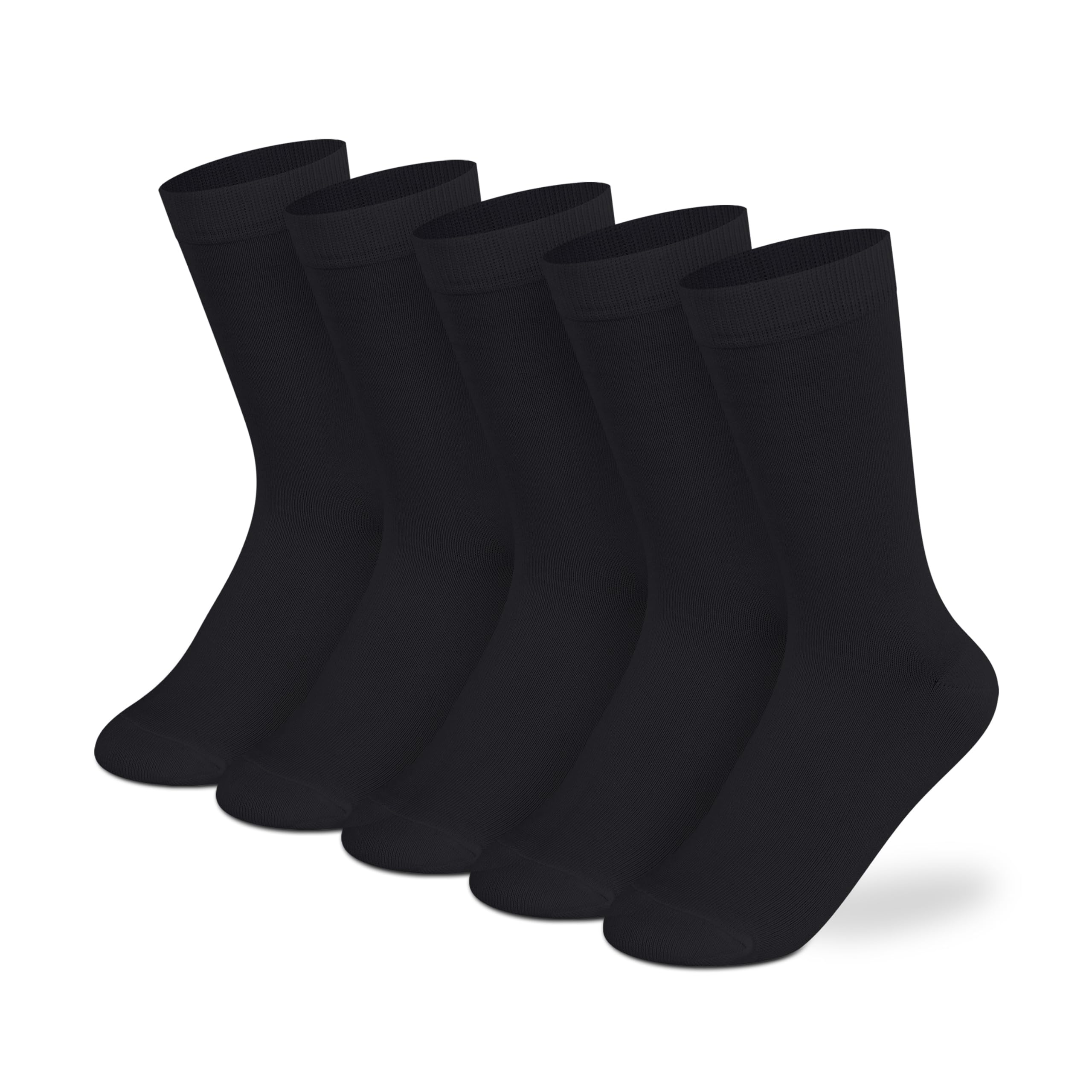 Supersox Regular Black School Uniform Socks for Kids, Made with Breathable, Anti Odour & Moisture Absorbent Combed Cotton with a Extra Durable Welt, Ideal For All Day Wear