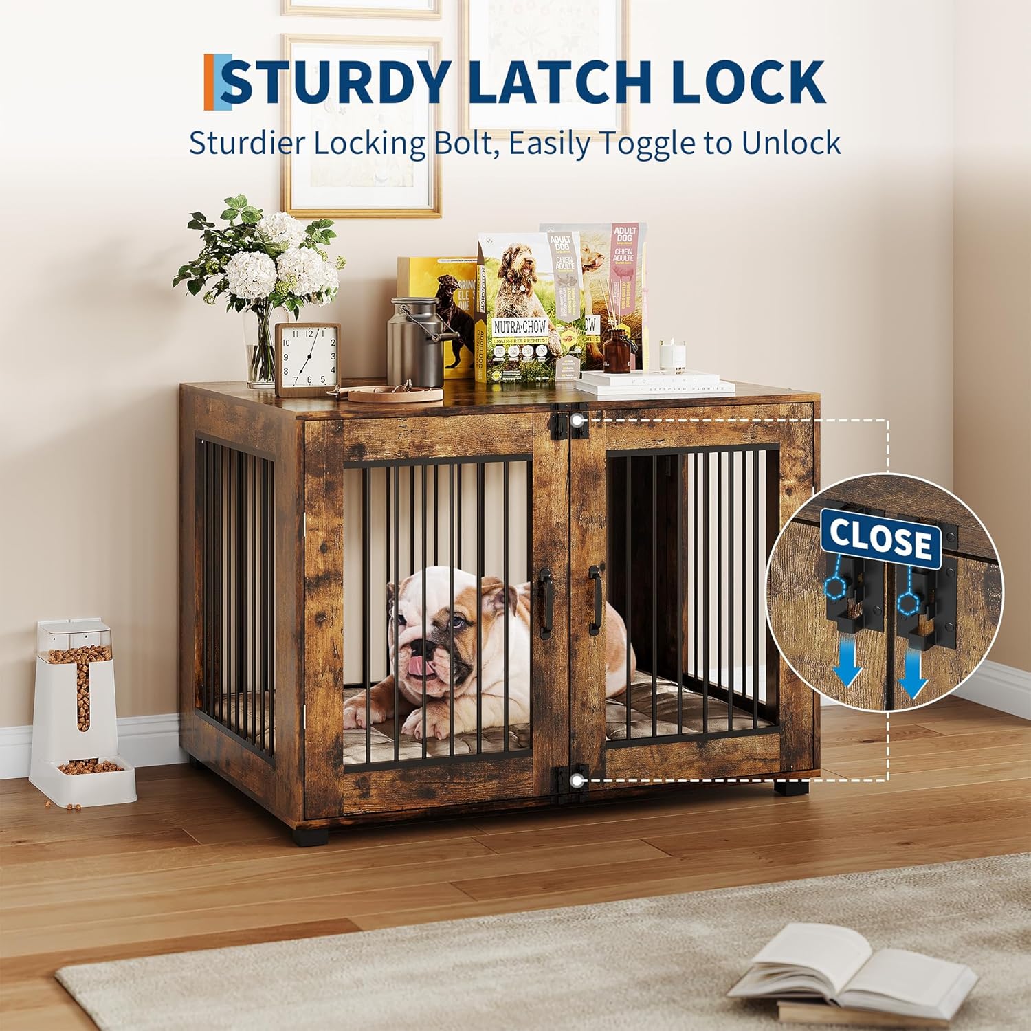 Chic and Functional: The 31.5" L Stylish Dog Crate That Doubles as Furniture!