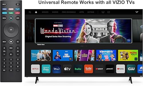 Miniatura 2 de Control remoto universal para televisores Vizio, XRT140 Smart TV Remote Compatible con VIZIO todos los televisores inteligentes LED LCD HD 4K UHD HDR
