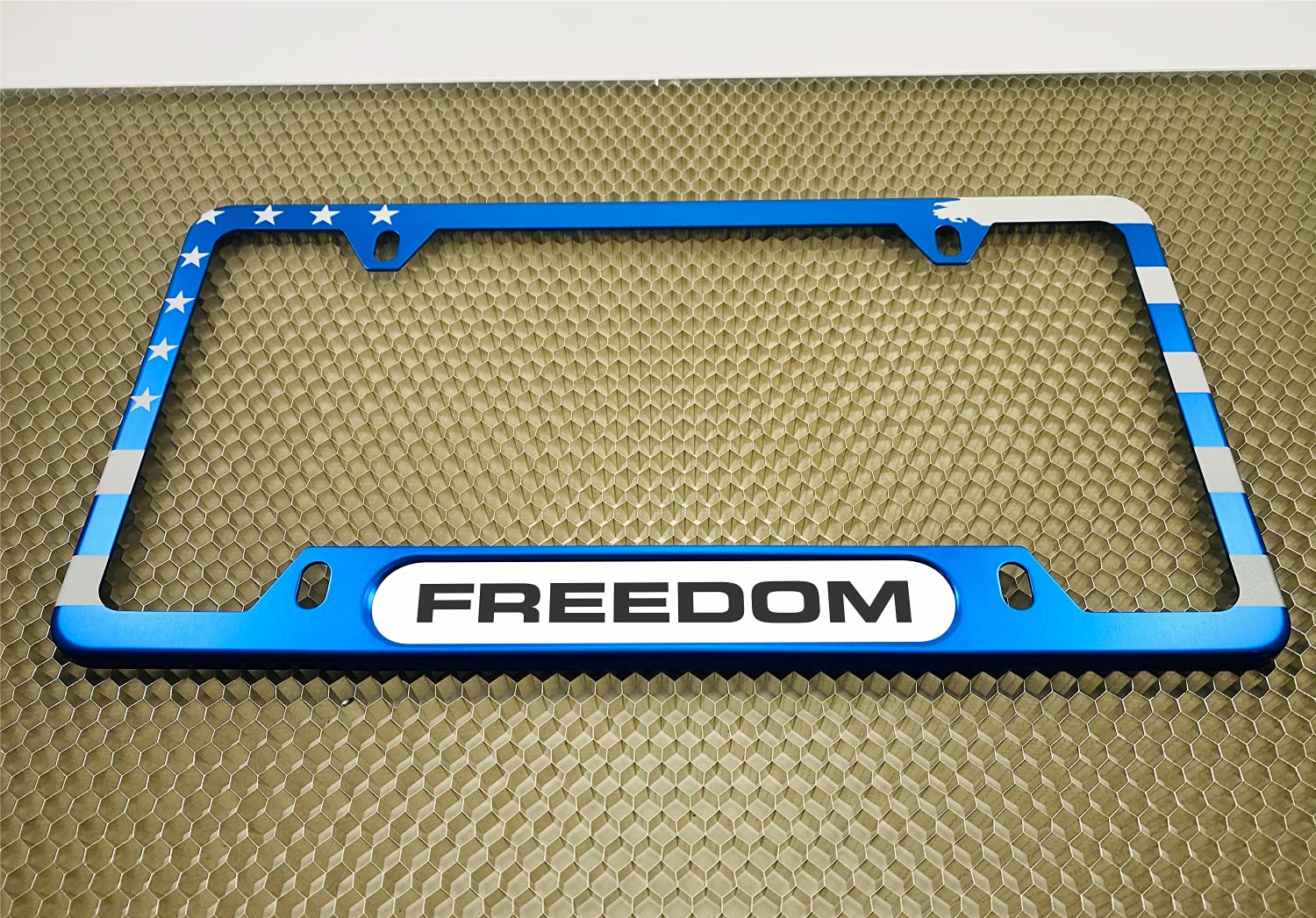 USA Patriotic | American Flag Custom Personalized Anodized Aluminum Thin Top | - Picture 57 of 133