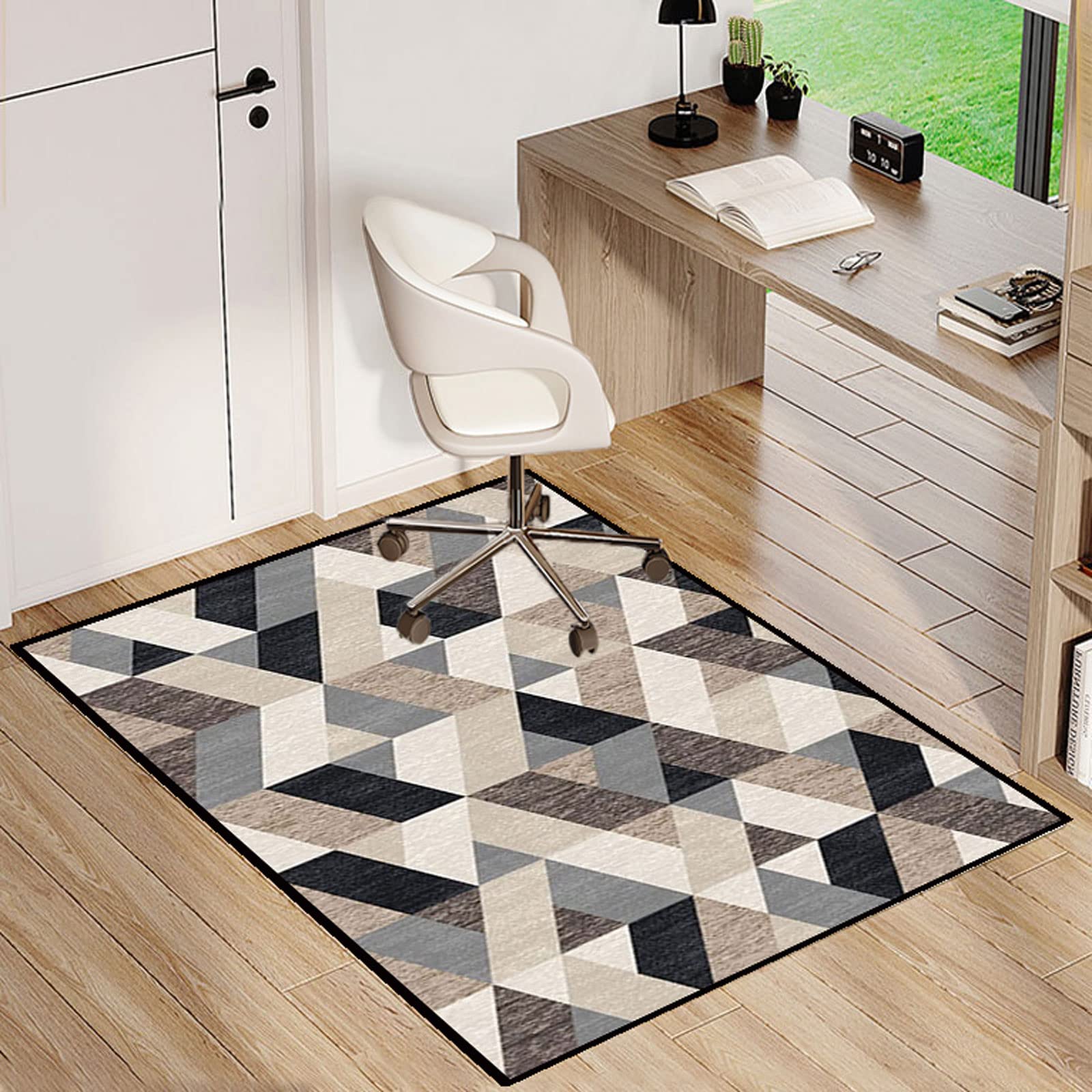 Single tree forest Office Chair Mat,Chair Mat For Hardwood Floors,Multi-Purpose Protector Chair Carpet For Home And Office — image 1