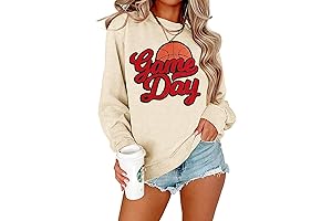 Women's Game Day Basketball Chenille Patch Sweatshirt