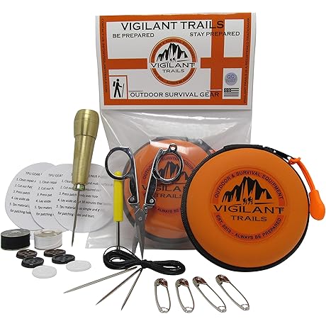 Vigilant Trails Survival Sewing Kit: Ultimate Emergency Preparedness for Outdoor Enthusiasts