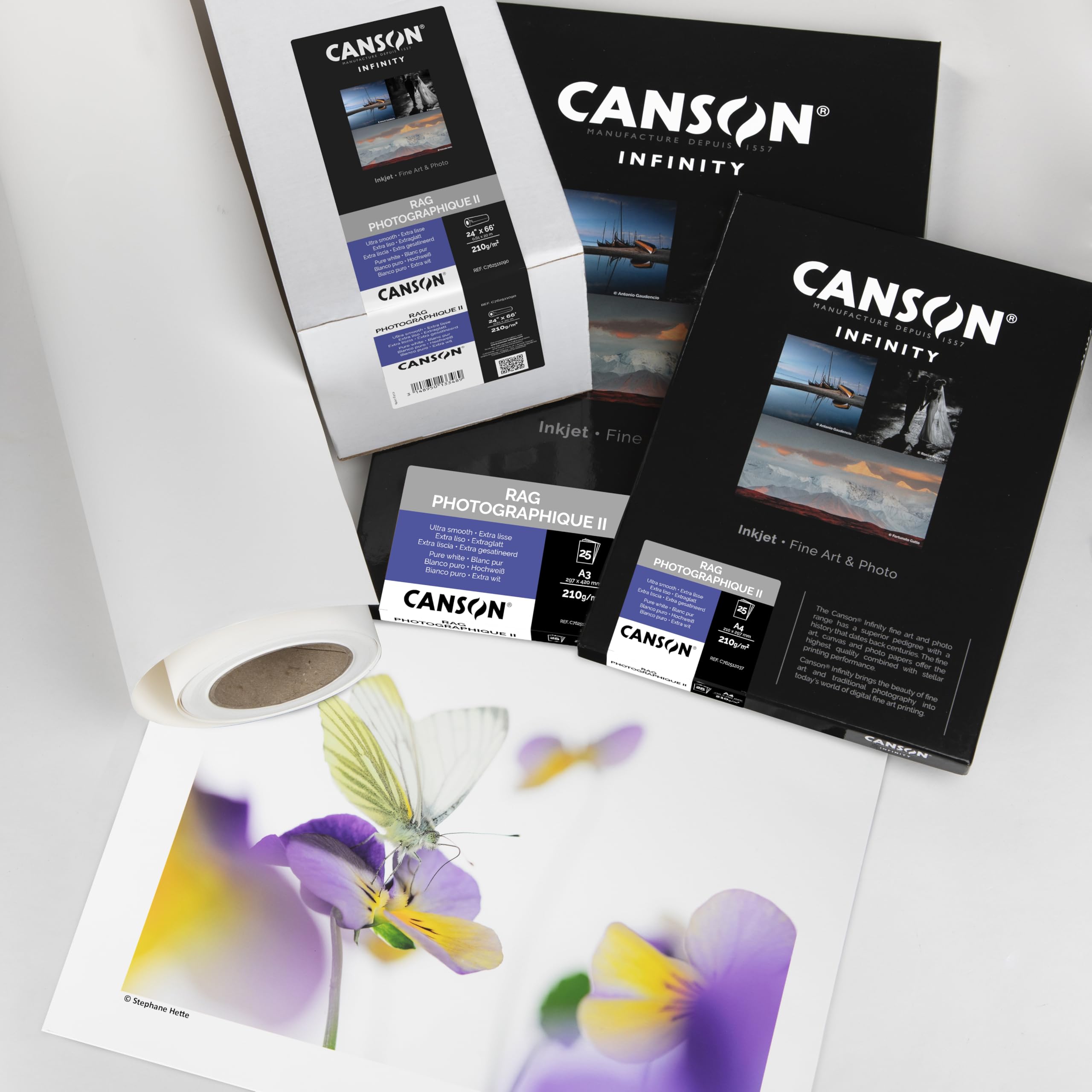 Canson Infinity Rag Photographique II 210gsm A3-29,7x42cm 25 Hojas