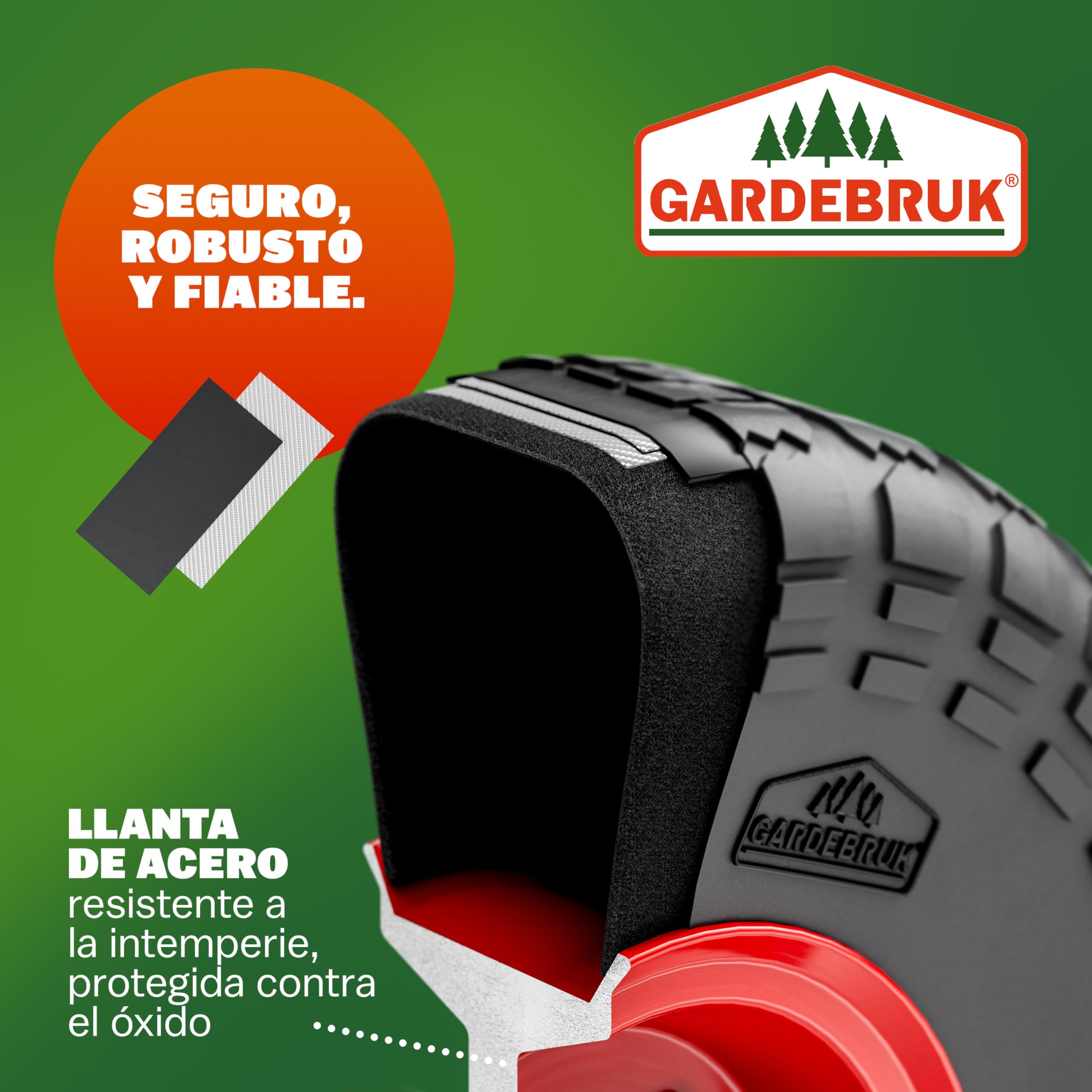 GARDEBRUK® Carretilla de Mano Plegable Carga hasta 200Kg Carro Mudanza Acero Asas Protectoras Carrito de Transporte Portátil 2 Ruedas Resistentes Azul