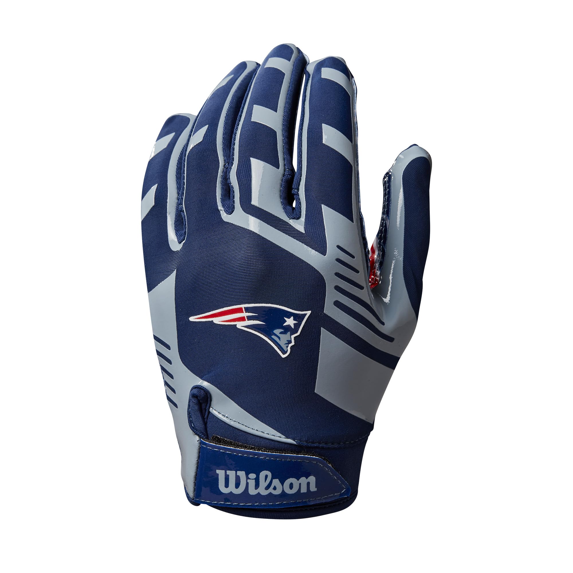 Wilson Gloves NFL Team SUPER Grip, One Size für All for Teenagers, Silicone/Stretch