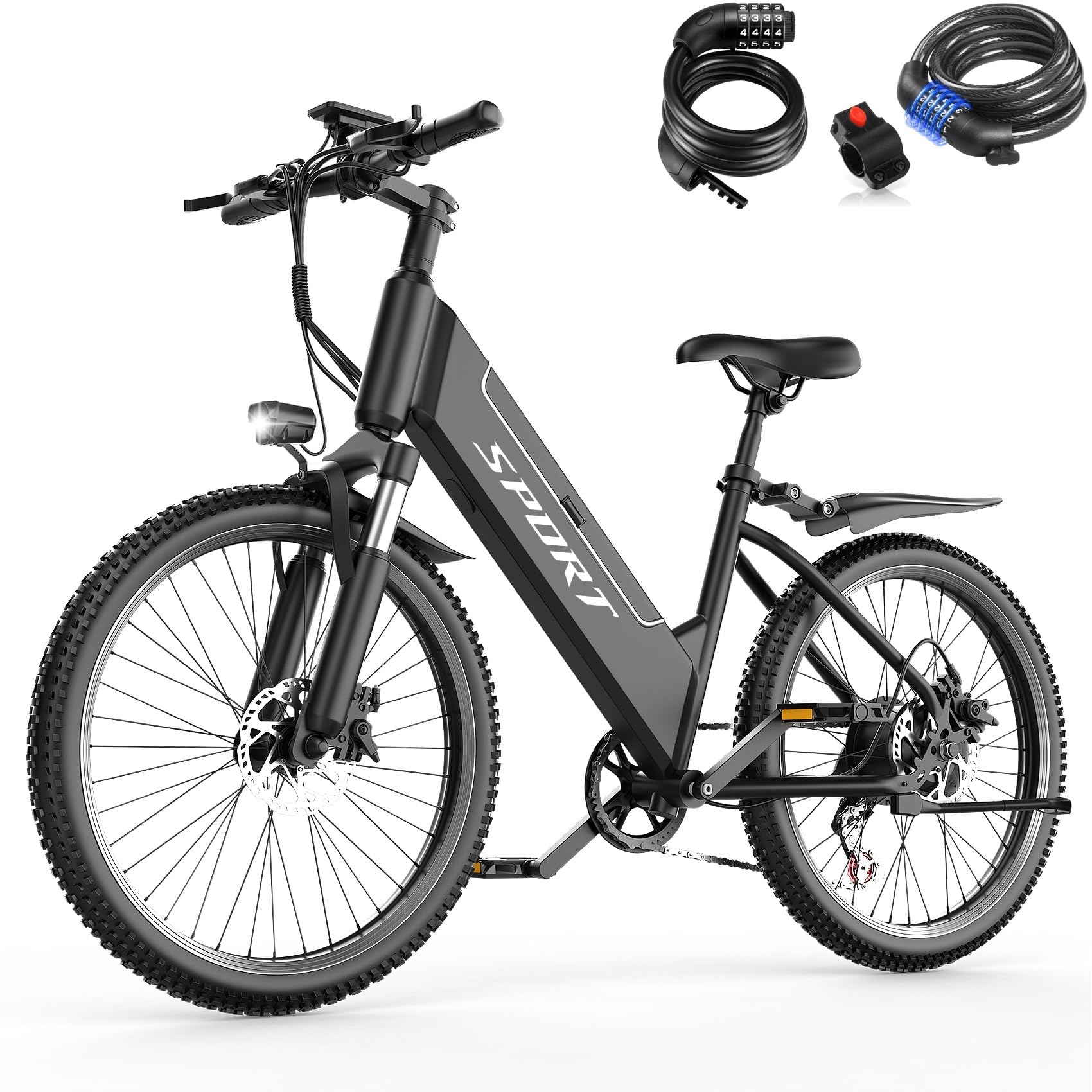 Electric Bike for Adults, 1500W Peak E bike with 48V 12Ah Internal Removable Battery, 26" Electric Bicycle Up to 25MPH, 65 Miles Long Range, 5 Modes &amp; 7 Speeds, Lightweight Cruiser E-bike for Commute
