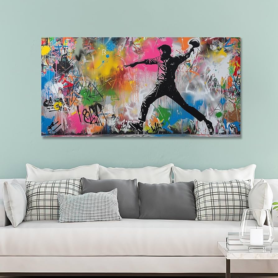 ラピュタ ｖｓ バンクシー アート 絵画 インテリア laputa banksy ラピュタ vs バンクシー アート 絵画 インテリア laputa