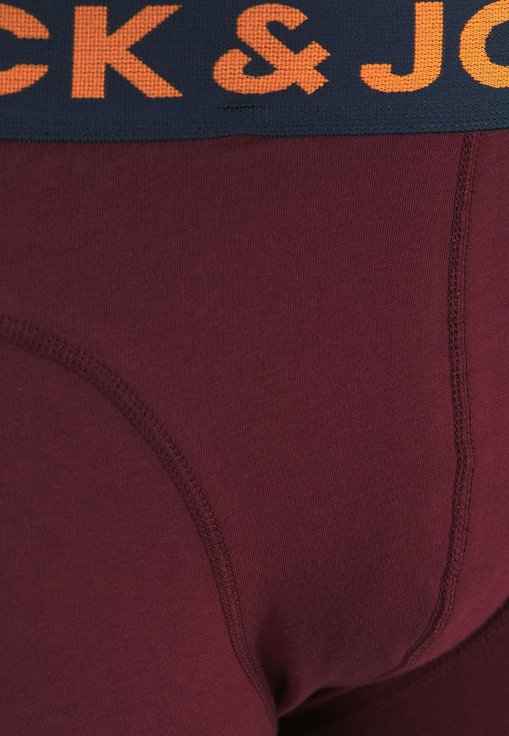 JACK & JONES Men's Jacsolid Trunks 3 Pack OP (Pack of 3)