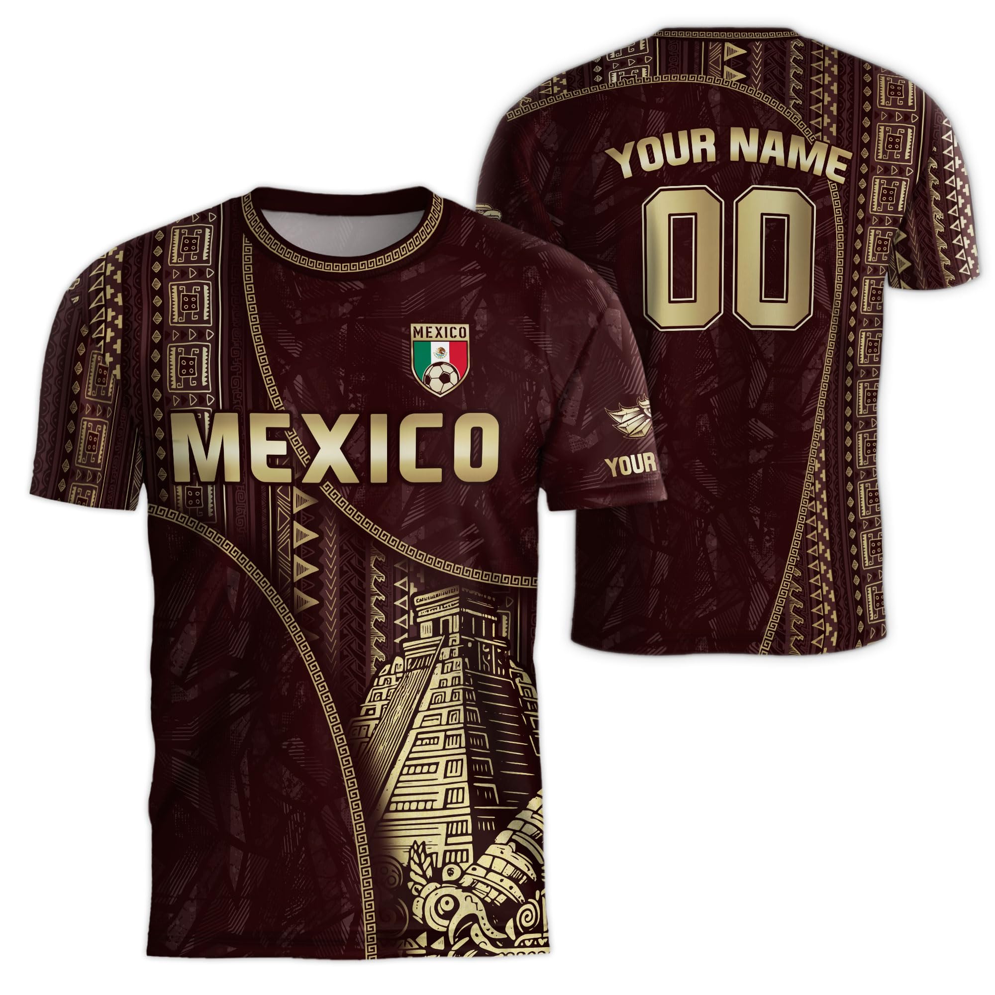 Yupify Personalized Mexican Jersey Soccer, Mexico Jersey Men, Custom Mexican Soccer Jersey, Customized Mexico Youth Jersey 2, 8