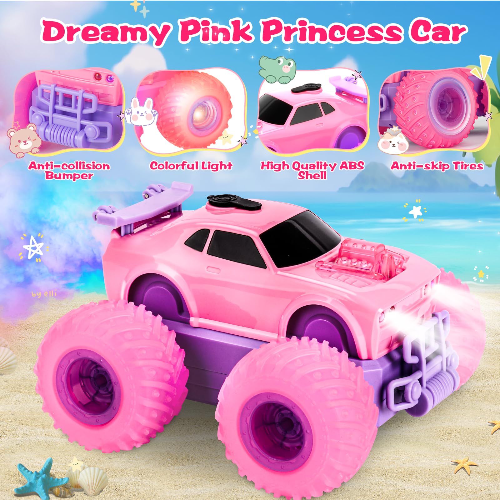 Amazon.co.jp: Drefirsa ピンク リモコンカー 女の子用 ピンク