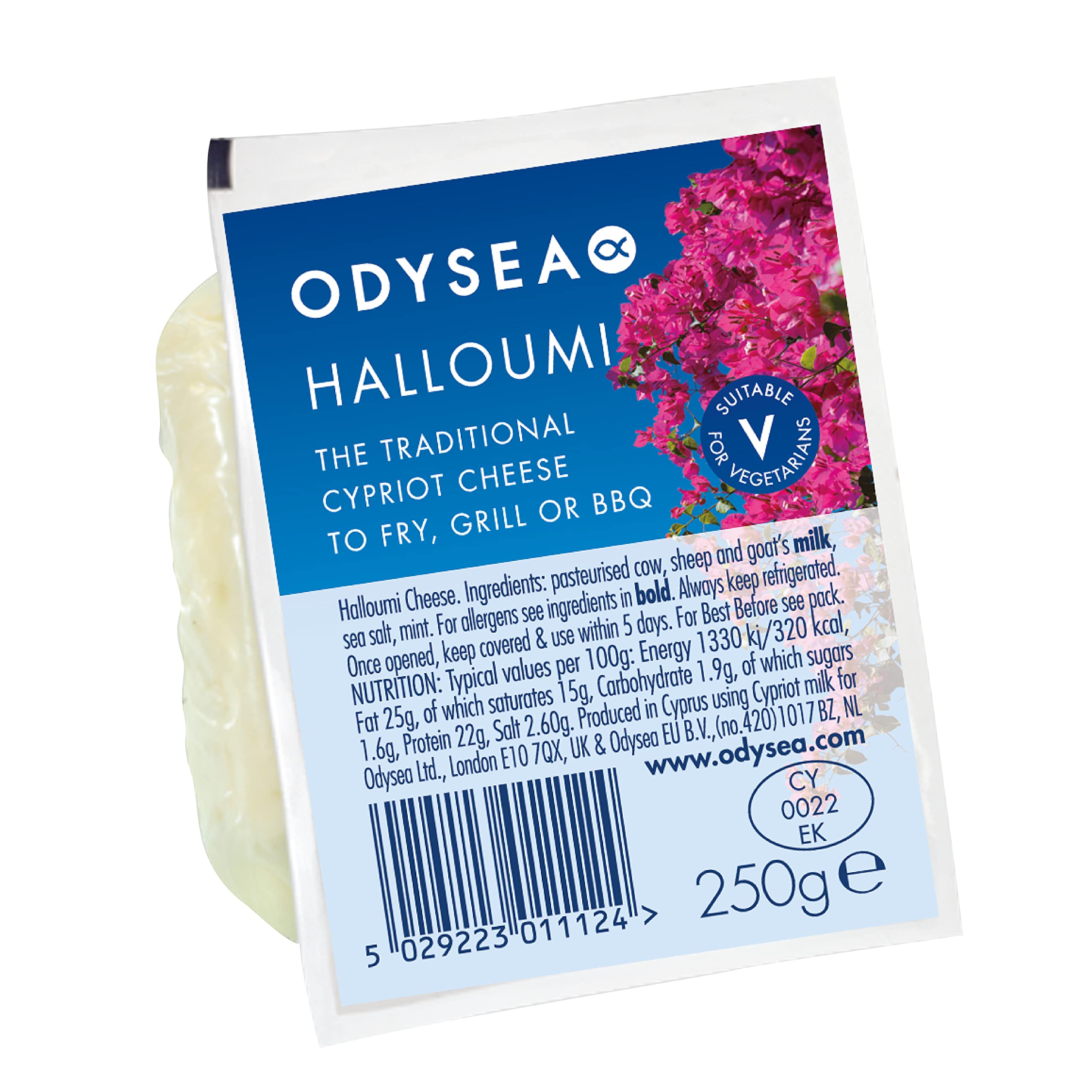 Odysea Authentic Cypriot Halloumi Cheese, 250g