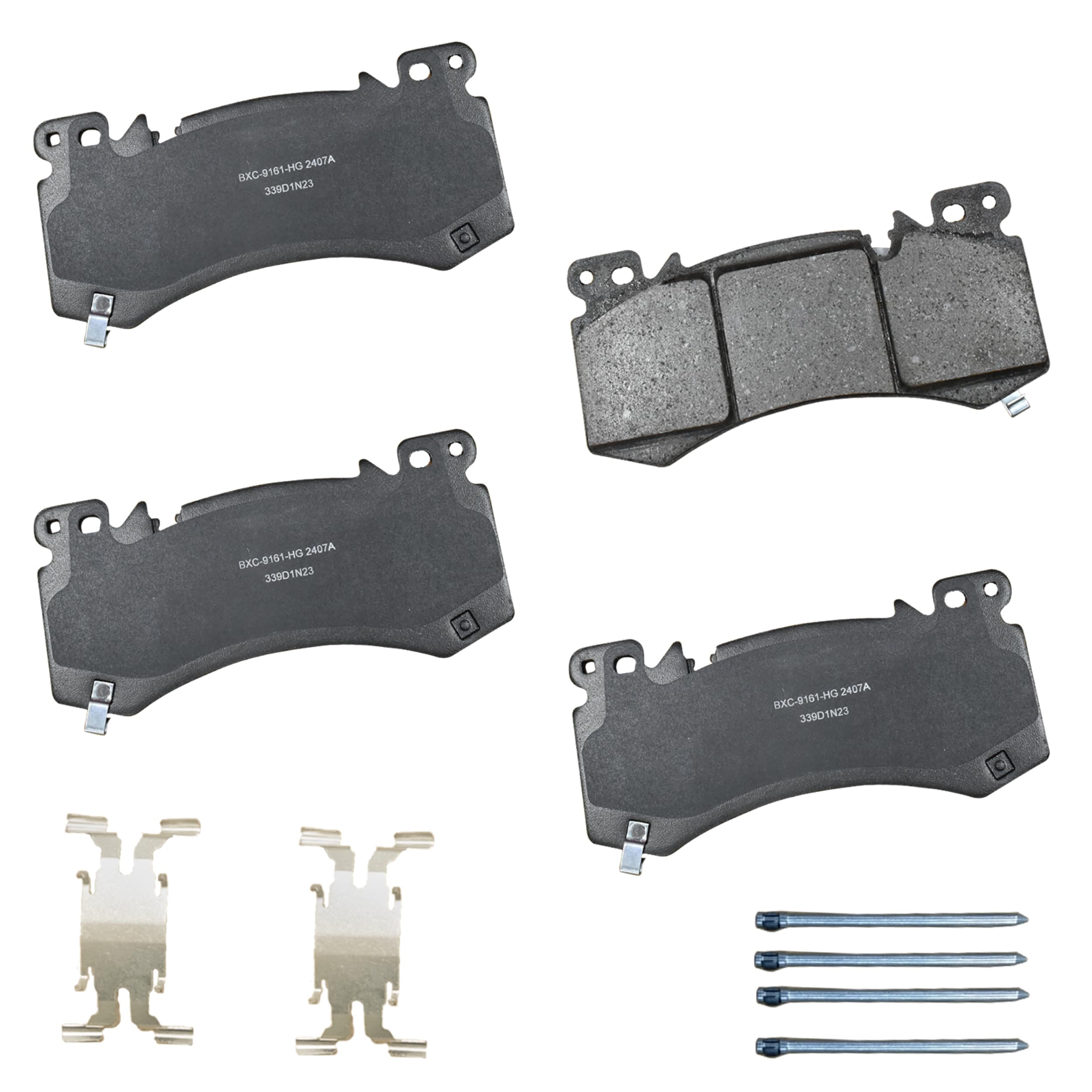 Bendix Premium SBC2407A Ceramic Front Brake Pads for Cadillac XT5 2024-2022, XT6 2024-2022