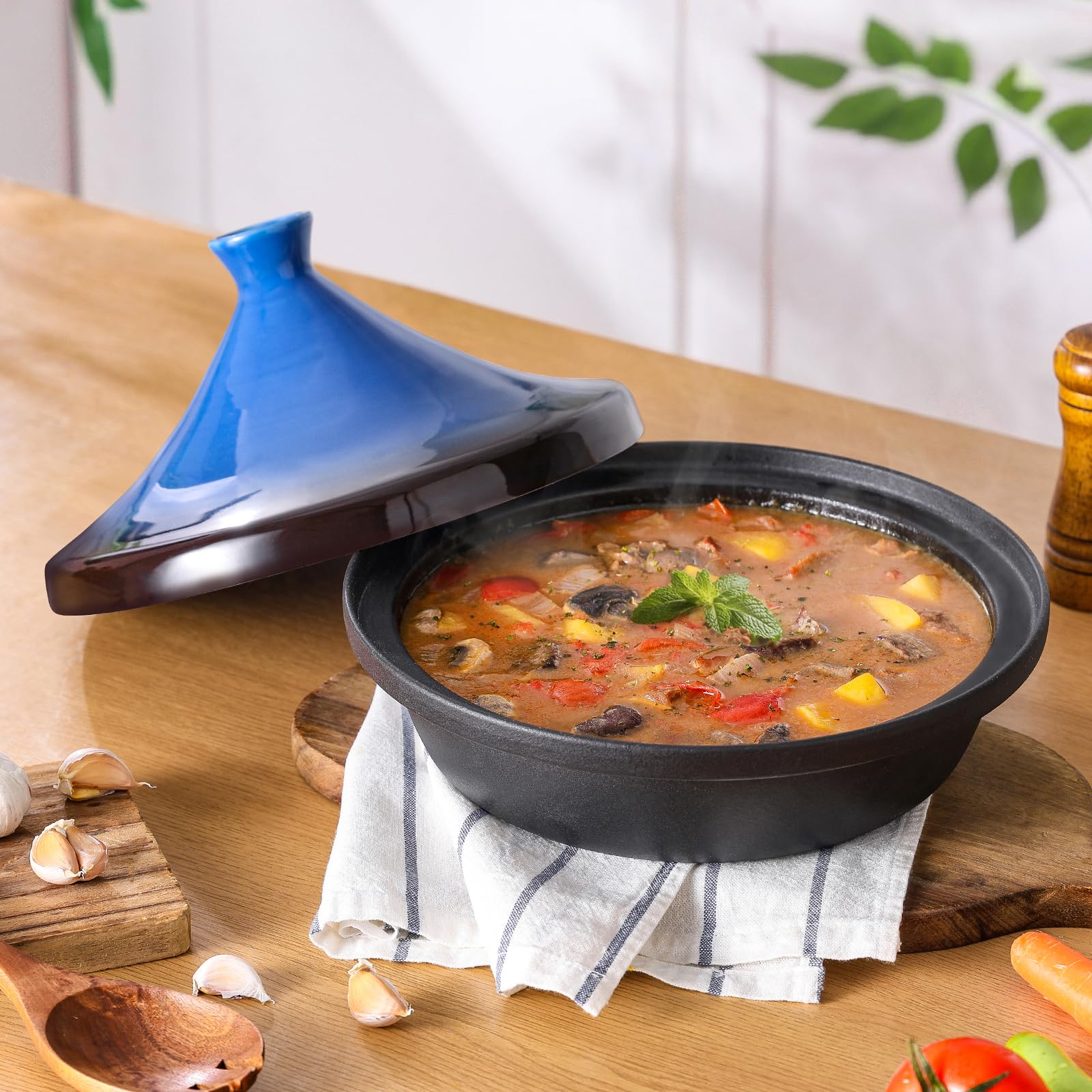 Moroccan Tagine - Enameled Cast Iron Cookware -6