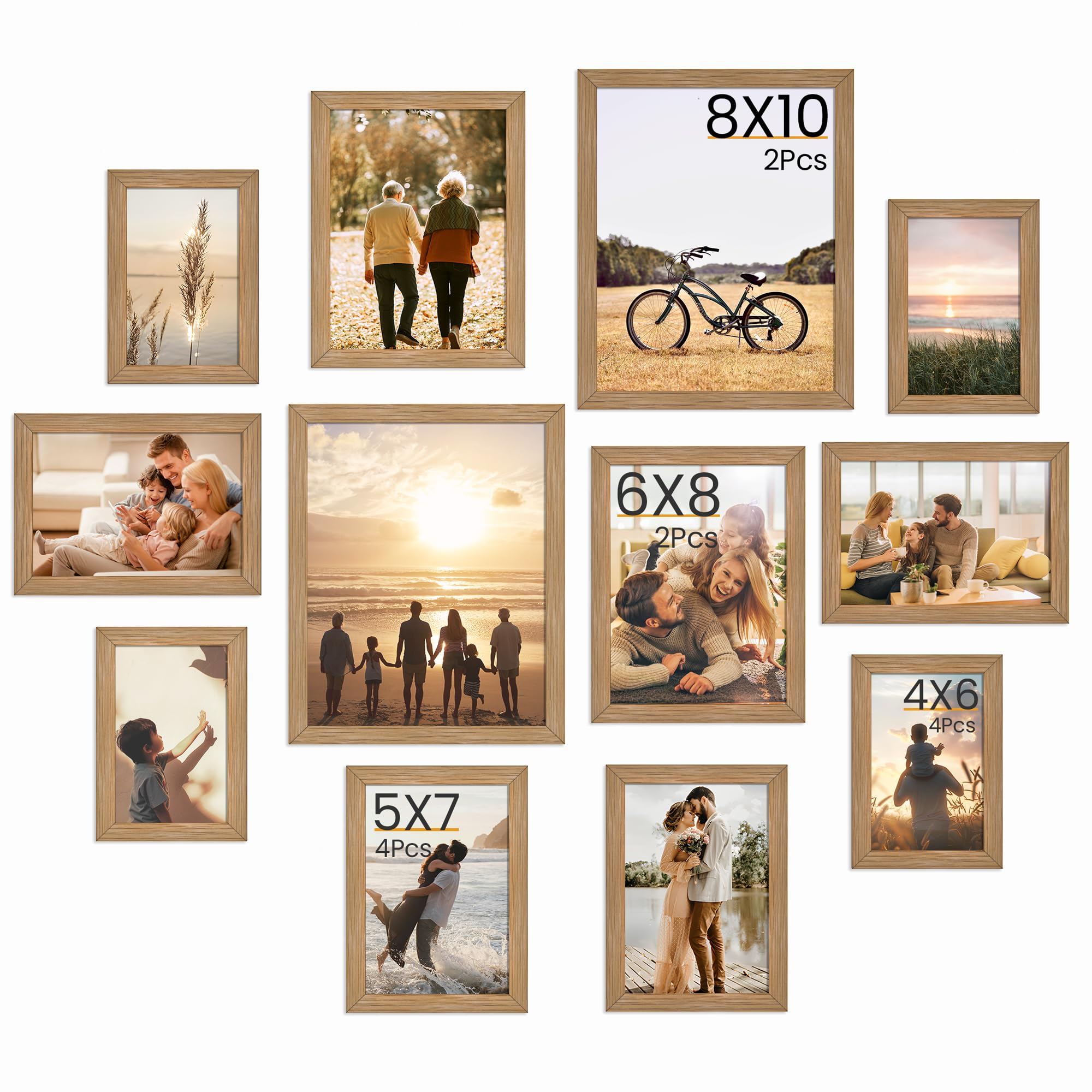 Set of 12 Photo Frames, Collage