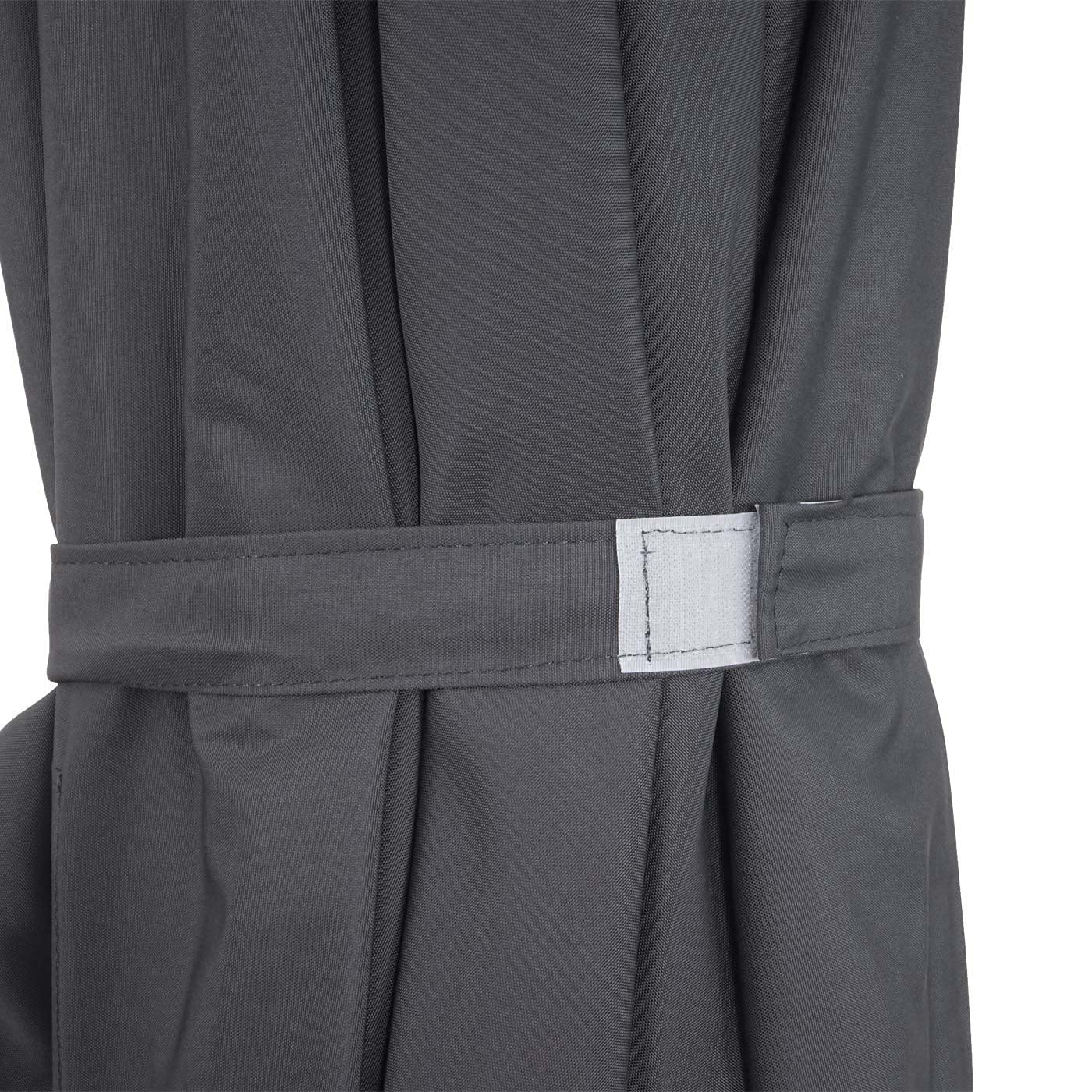 Mendler Telo copertura ombrellone HWC-A37 poliestere 3x3m - antracite