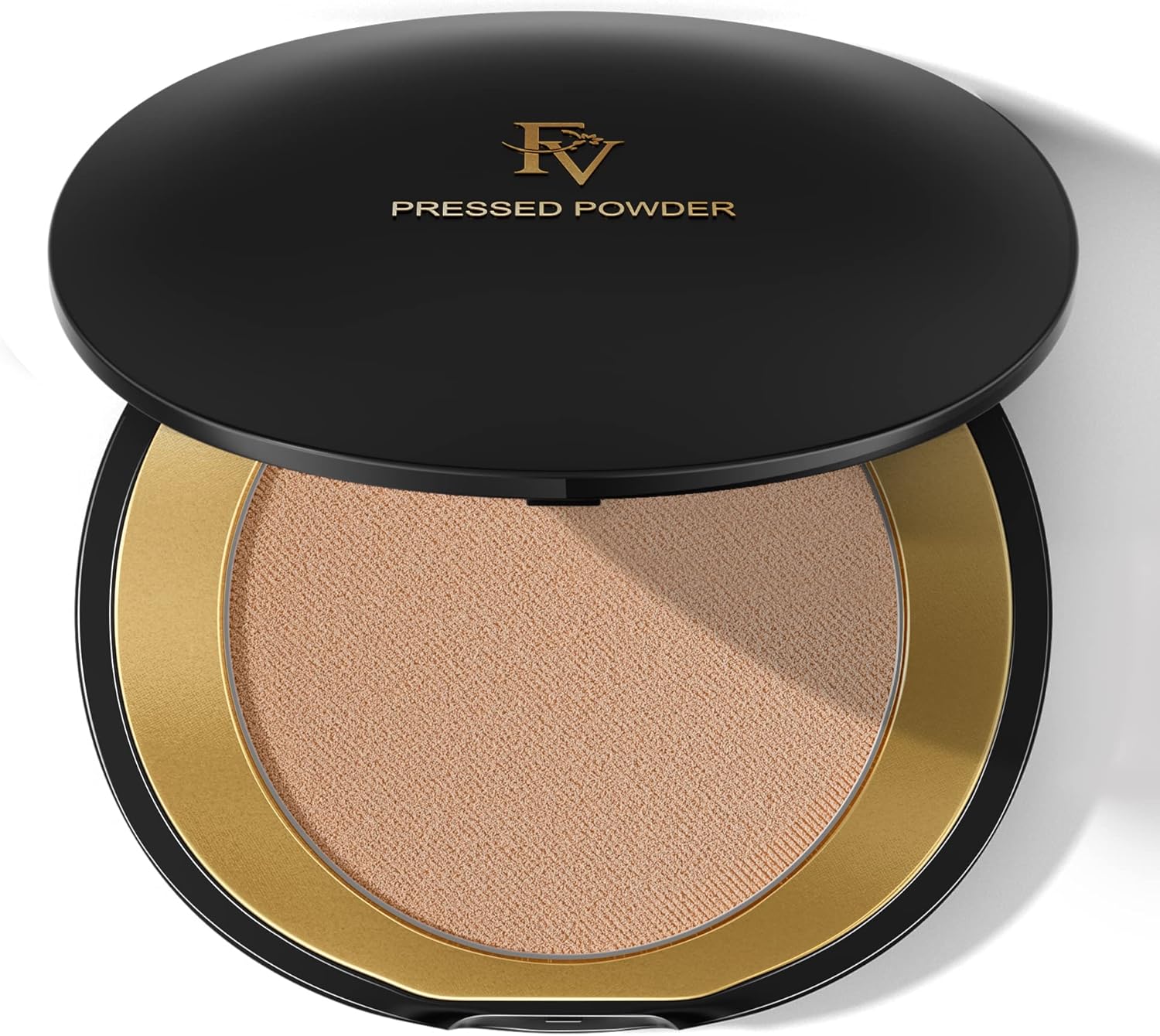 Setting Poeder Make-up, Compact Finishing Powder voor matte afwerking, waterdicht en langdurig voor alle huidtypes, bakpoeder, veganistische formule (Natural Beige, 8g)