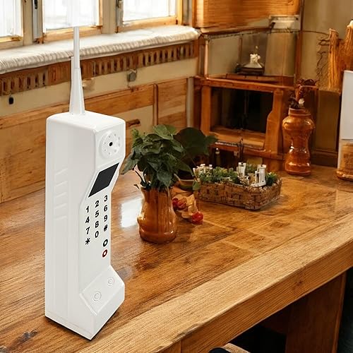 Miniatura 5 de Adorno retro de los años 80 y 90 para teléfono celular, modelo de teléfono celular falso, accesorio fotográfico de simulación móvil inalámbrico