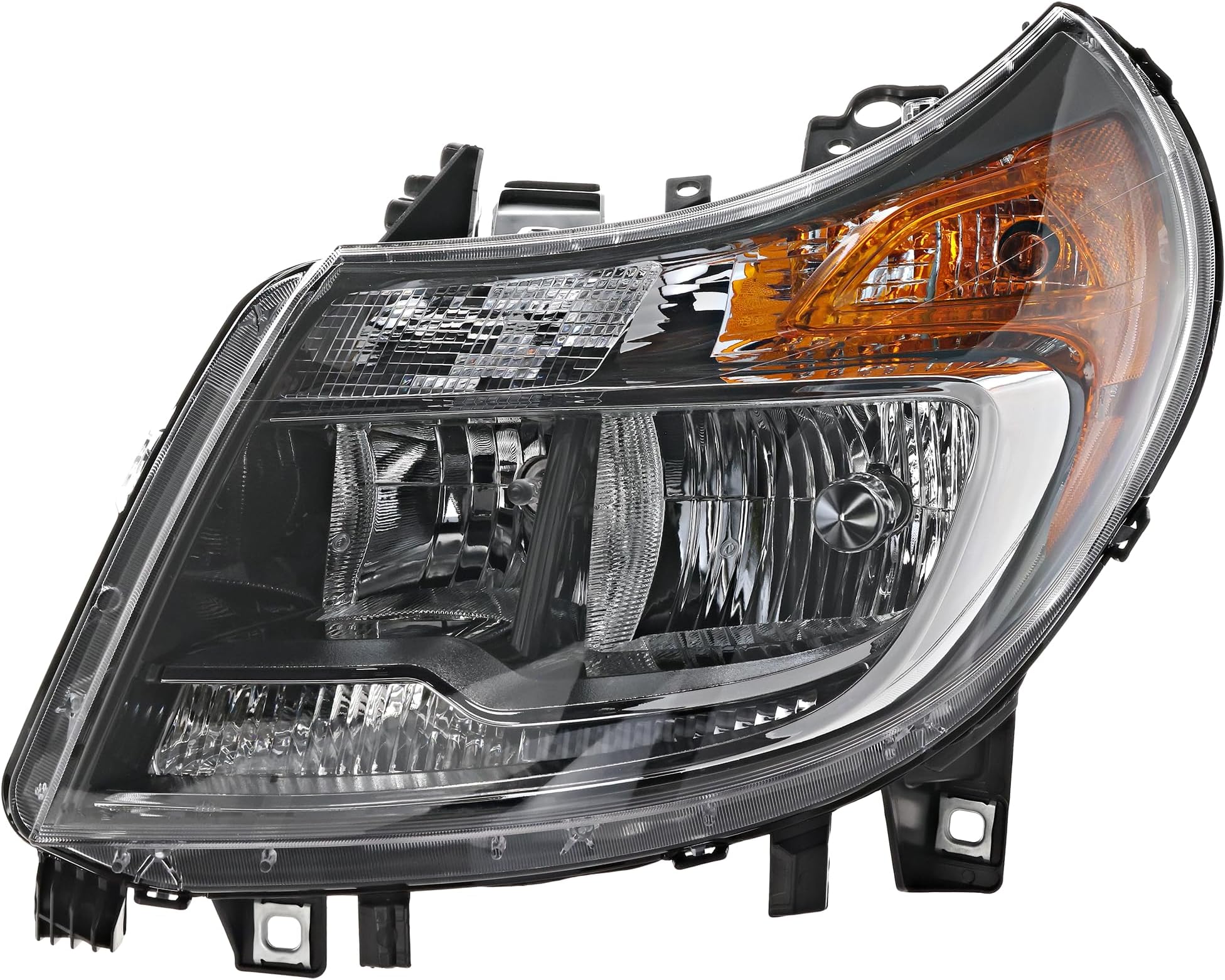 Evan Fischer Driver Side Headlight for Ram ProMaster 2500 Base 2014-2022 Also Fits ProMaster 1500 Halogen With bulb(s) Replaces# 68154589AL 68154589AK 68154589AI