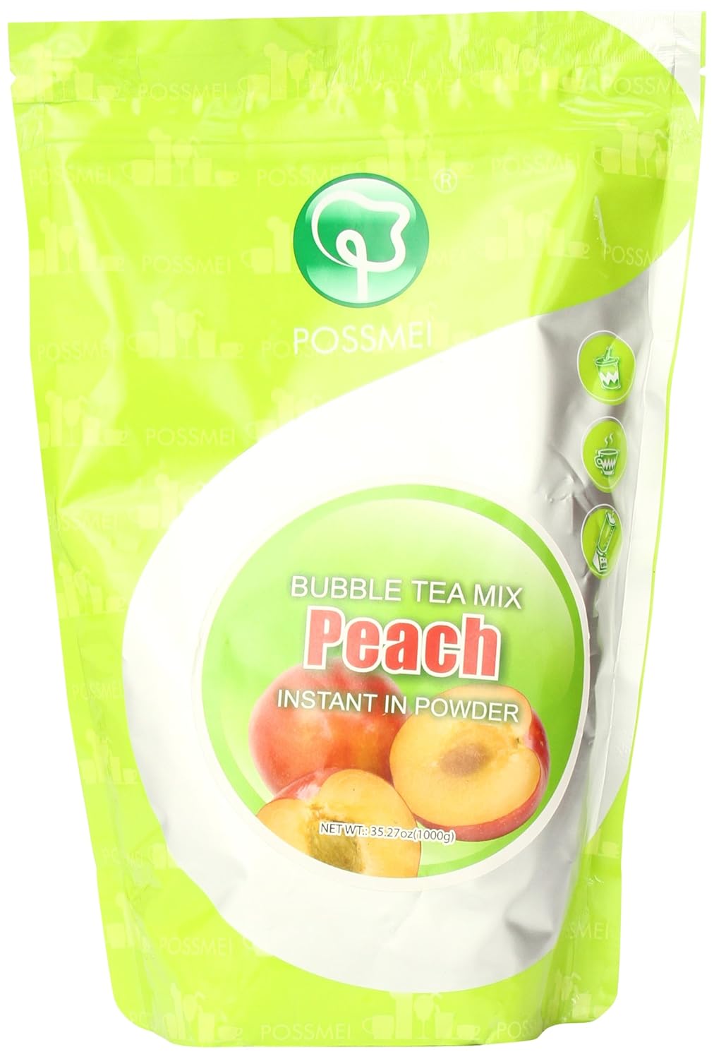 Possmei Bubble Tea Mix Instant Powder, Taro, 35.27 OZ