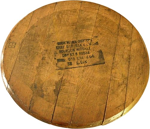 Miniatura 8 de Kentucky Bourbon - Tapa de barril de whisky - Lazy Susan - Estampado de destilería - Decoración de mesa de cocina